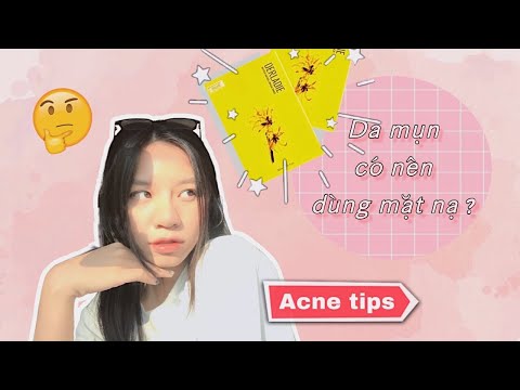 Acne Tips | Da mụn đắp mặt nạ sao cho đúng‼️ | Đã tìm ra loại mặt nạ trị mụn cực đỉnh🔥 | Sweetpea 🌙