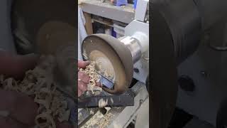 turning a burnt bowl