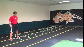 Hurdle Drills Single Leg Over Laterally Front Lead m4v