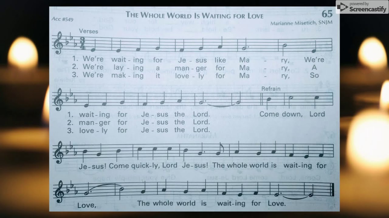 The Whole World Is Waiting For Love Misetich Lyrics Youtube youtube