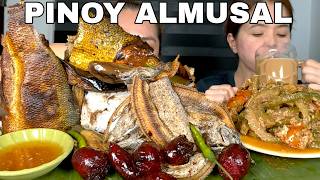 Filipino Breakfast Tinapang Bangus Daing Espada Longganisa at Ginisang Ampalaya |Mukbang Philippines