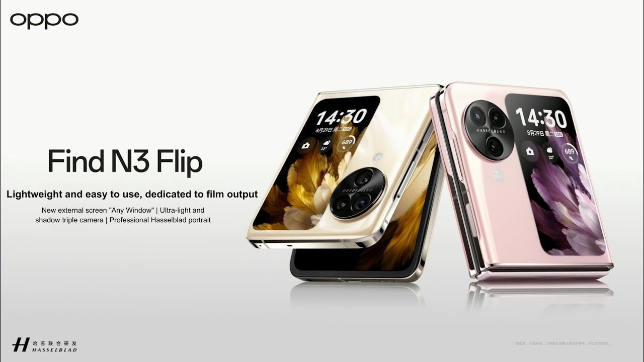 OPPO Find N3 Flip: Lightweight and easy to use, dedicated to film