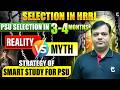 Selection in HRRL | PSU Selection in 3-4 months | Reality vs Myth | Strategy of Smart Study in PSU