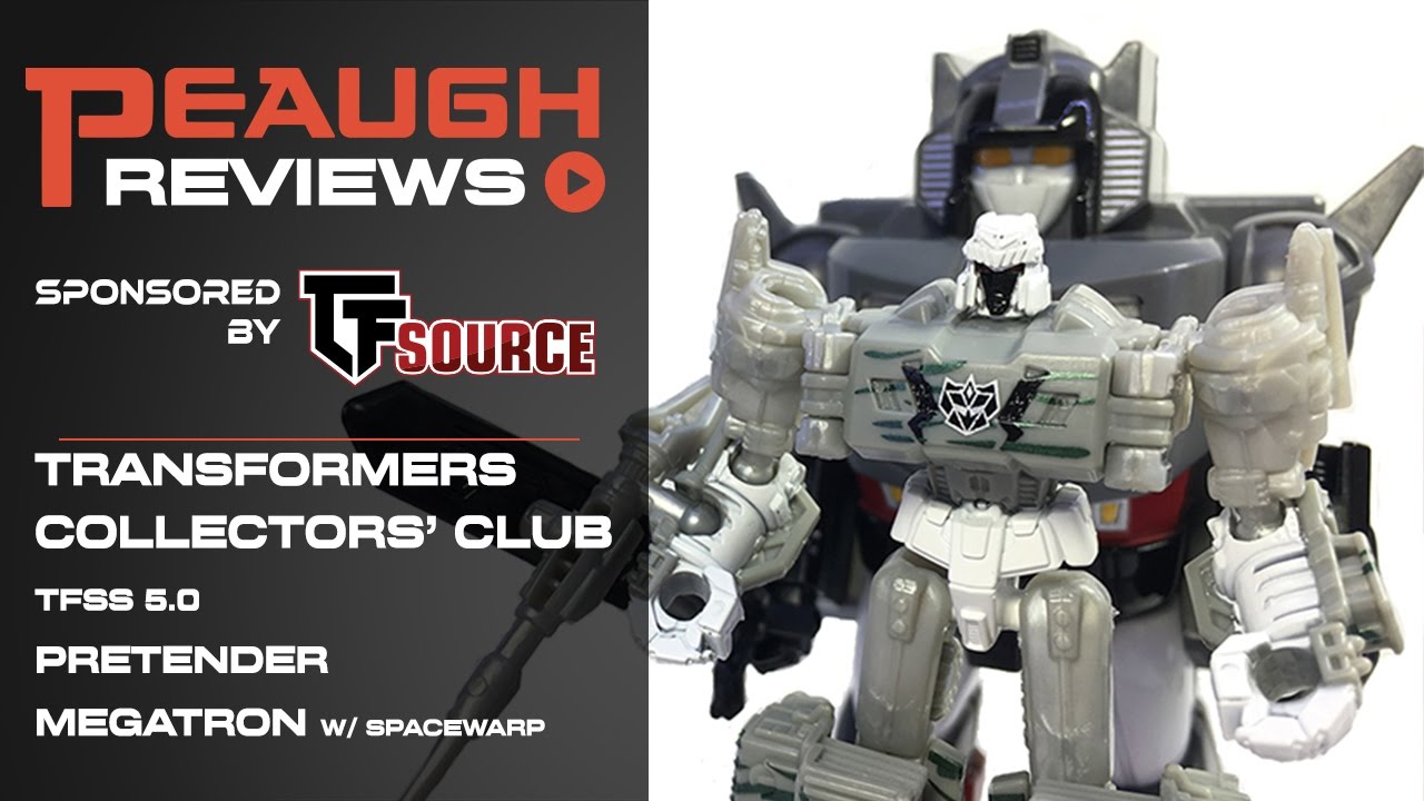 Video Review: Pretender MEGATRON w/ Spacewarp (TFSS 5.0) - YouTube