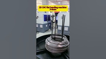 2D CNC flat bending machine 3-8mm 2d wire forming machine factory