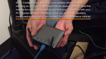 Golden Tee Tech Video: How to Connect A Showpiece to the Internet - Wireless Connect