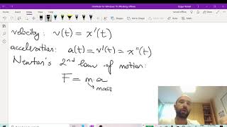 MATH 219 Video 4 Modeling with First Order Equations