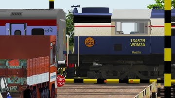 Short Film : Story of Gateman || Level Crossing || MSTS Open Rails || Indian Train Simulator