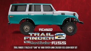 RC4WD Trail Finder 2 Truck Kit w/ 1980 Toyota Land Cruiser FJ55 Lexan Body Set | Now Available