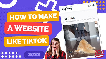 How to Create a Website Like Tiktok in 10 minutes (2022)