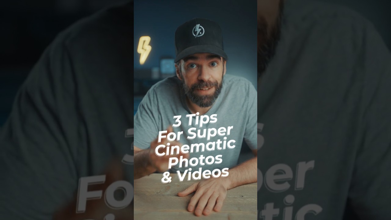 3 Lighting Tips for Super Cinematic Photos & Videos! 🤩