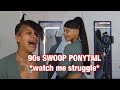 How to: Side part swoop ponytail *90s inspired*