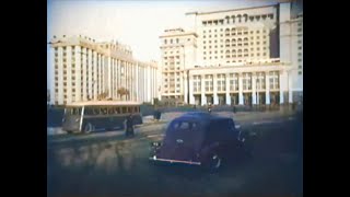 1937-1939 MOSCOW in color. Reconstruction of Gorky Street | МОСКВА в цвете. Улица Горького