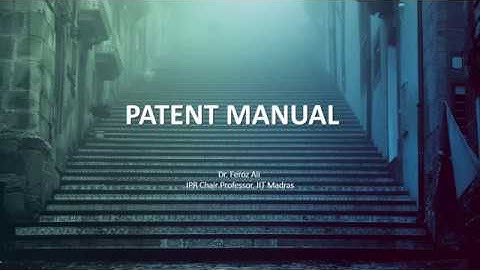 Patent Manual