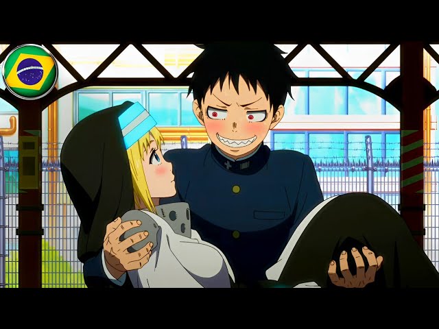 🇧🇷 O Shinra De Olho Nos P3IT0S Da Íris 😏 (Fire Force) 