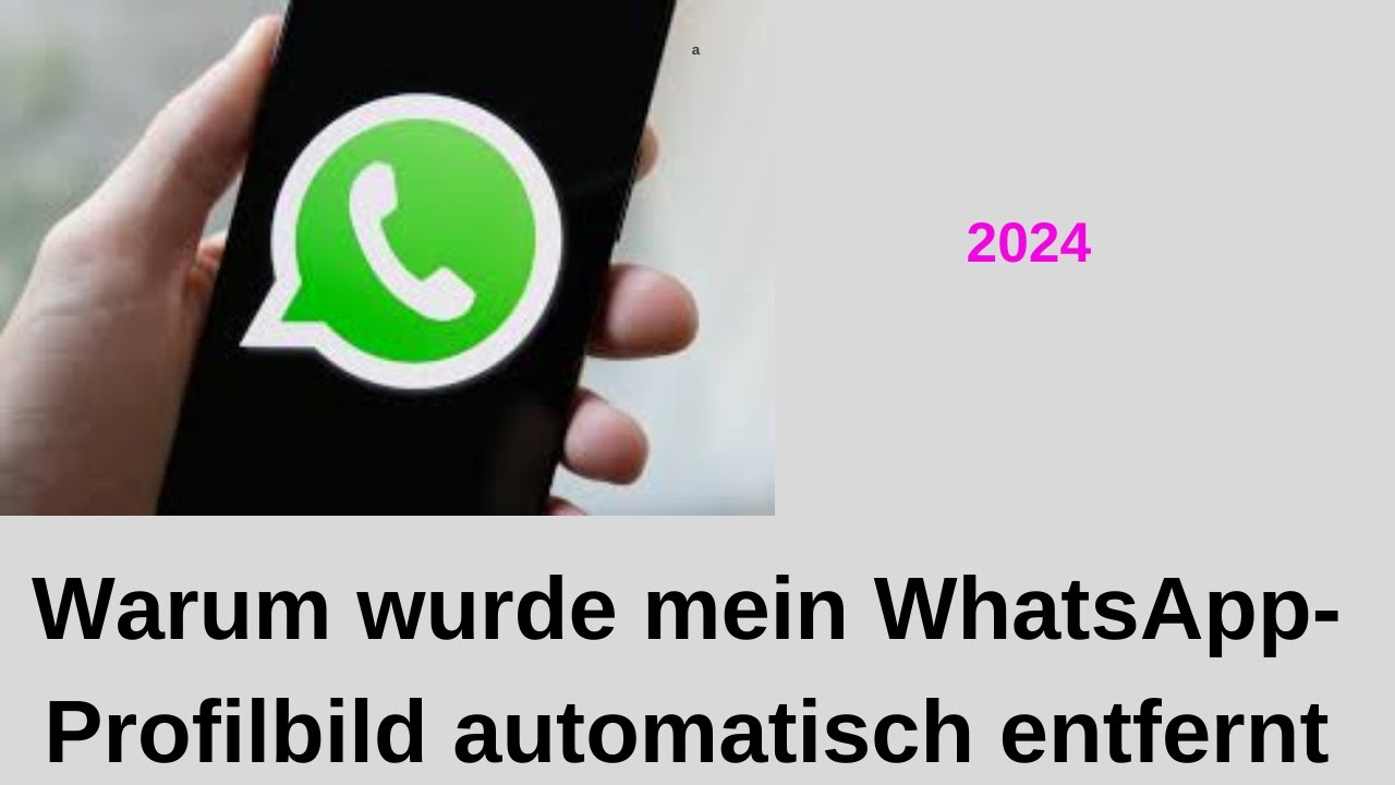 Warum Verschwindet Mein Profilbild Bei Whatsapp Nach 24 Stunden Warum wurde mein WhatsApp-Profilbild automatisch entfernt? Die