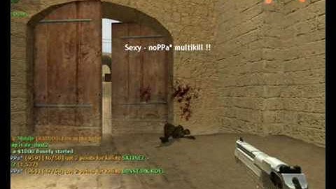 Counter-Strike Source Double HEADSHOT! (Deagle)