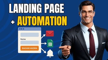 How to Create a LANDING PAGE that Triggers AUTOMATIONS (Free, NO-CODE Tools)