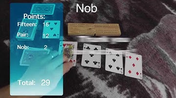 Cribbage - Counting the maximum of 29 points