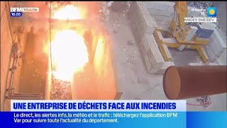 Piles,batteries mal triées:des incendies réguliers dans une entreprise de déchets à Bagnols-en-Forêt screenshot 3