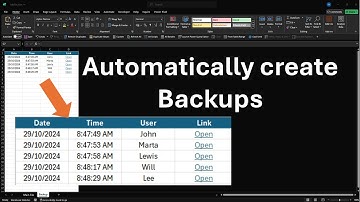 Auto-Backup Excel files |VBA|