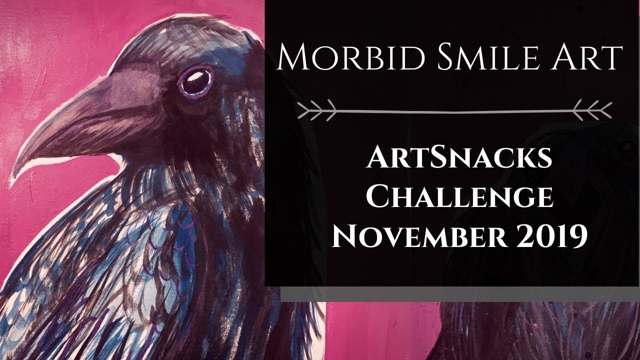 November Art Snacks Challenge -- opening and testing new art supplies