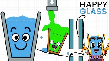 Happy Glass Android Gameplay Walkthrough 31-60 Levels All Hints (by Lion Studios)