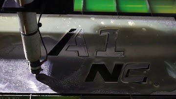 New Generation Wright CNC cutting Aluminum with the Hypertherm 65