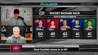 Cole Caufield Chasing Down Montreal’s First Rocket Richard Trophy | Frankly Hockey screenshot 5
