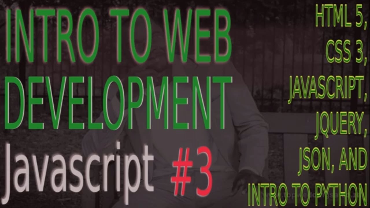 Javascript Lessons For Beginners 2022 #3 - YouTube
