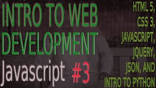 Javascript Lessons For Beginners 2022 #3