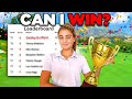 1st golf tournament win on youtube crazy ending