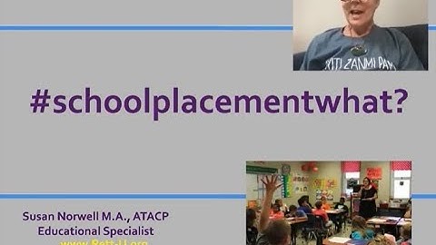 Rett University Free Lesson - School Placement