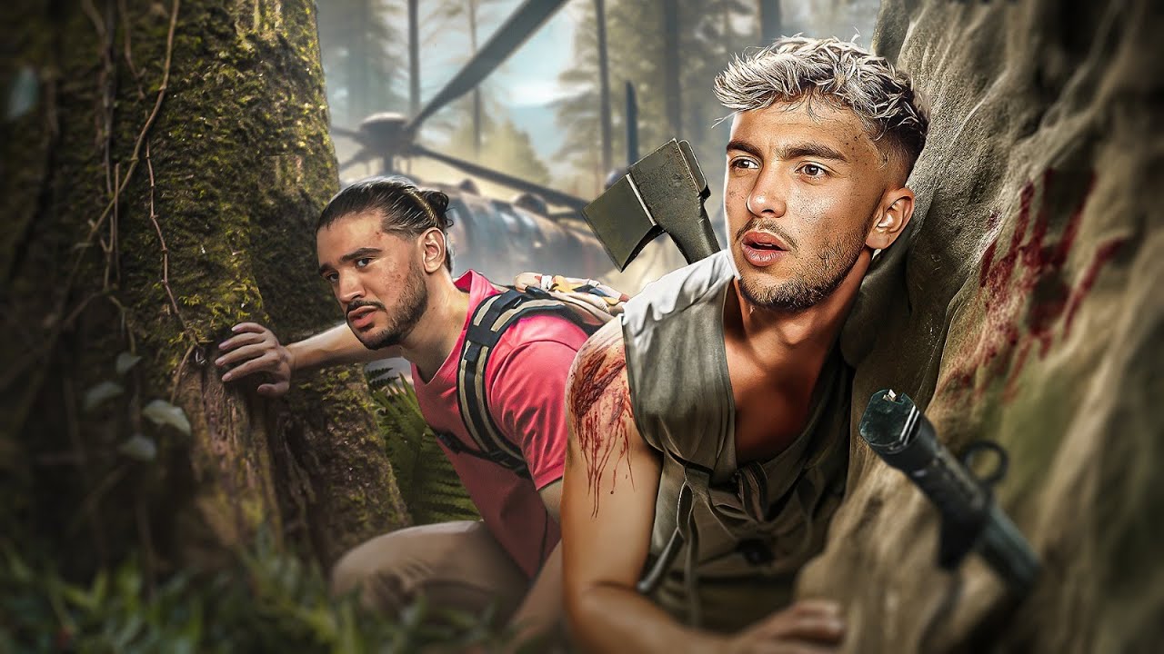 Survire dans une forêt remplie de monstres (ft. Amine) TheForest II # 1