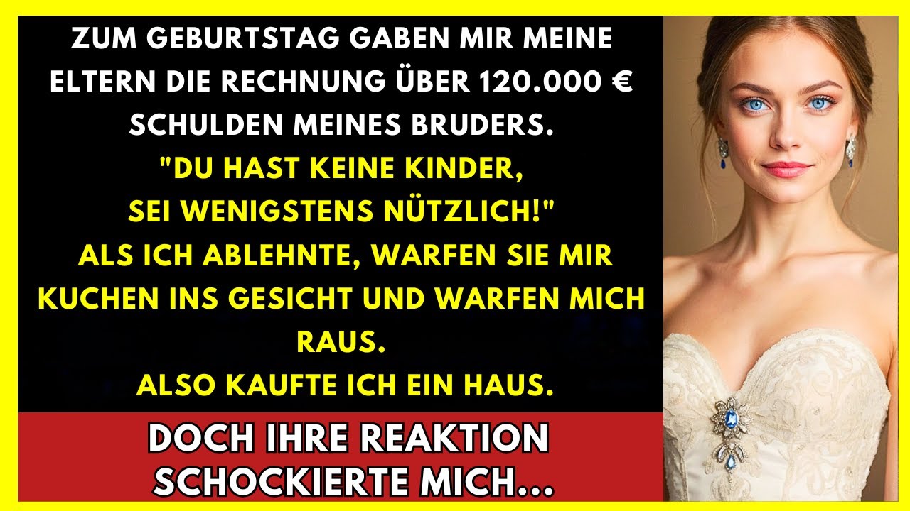 An Meinem Geburtstag Gaben Mir Meine Eltern Die Rechnung Für Die 110.000 € Schulden Meines Bruders