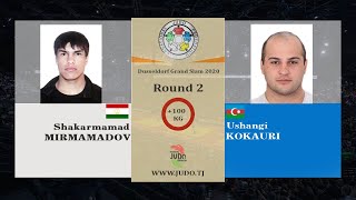 Шакармамад МИРМАМАДОВ vs Ушанги КОКАУРИ, +100kg, Round 2, Гранд Слэм Дюсселдорф