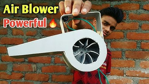 How To Make Air Blower at Home | Summer experiment air blower | ak technical amrit new video