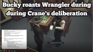 Bucky roasts Wrangler during Crane's deliberation | No-Pixel 3.1