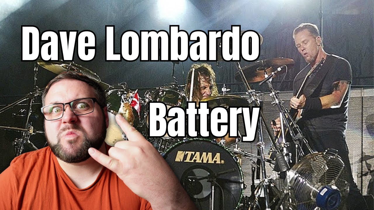 Drummer reacts to Dave Lombardo Battery Metallica YouTube