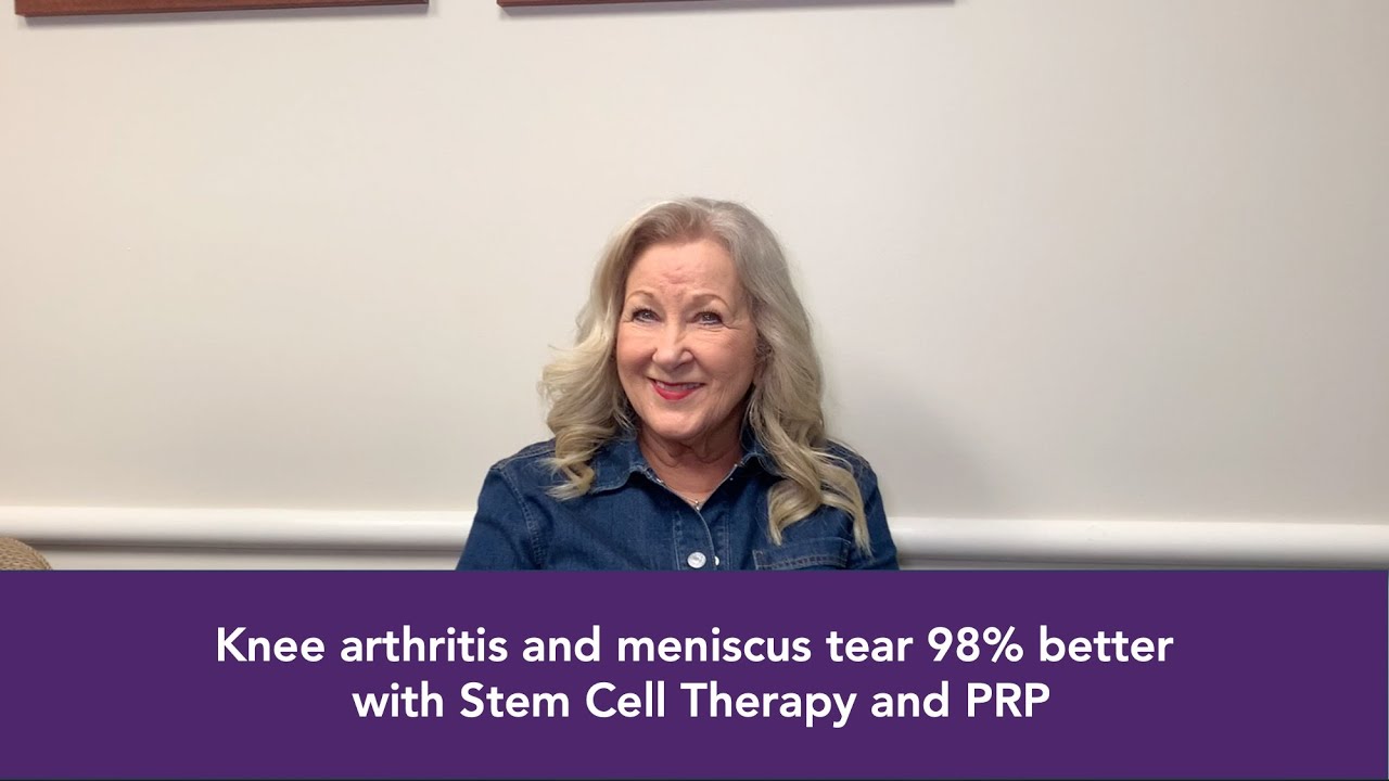 Bernice W. Stem Cell Therapy has been a “life-changing event” for my knee pain!!