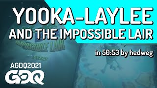 Yooka-Laylee and the Impossible Lair by hedweg in 50:53 - Awesome Games Done Quick 2021 Online