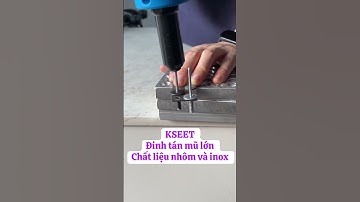 Đinh tán mũ lớn #rivet #cnc #kseet #rivets #machine