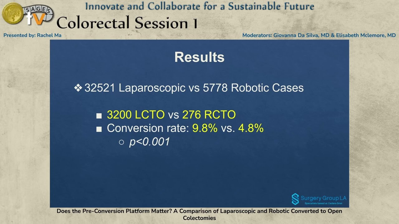 Does the Pre-Conversion Platform Matter? A Comparison of Laparoscopic and Robotic Converted to O...