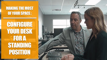 How to configure your Xybix desk for a standing position