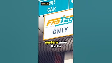 How FASTag works? Working of FASTag explained #fastag #facts #car #tech #gk #shorts #viral #trending