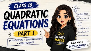 Quadratic Equations Part 1 | Introduction + Standard Form | Class 10 Maths 🔥 #education #class10 