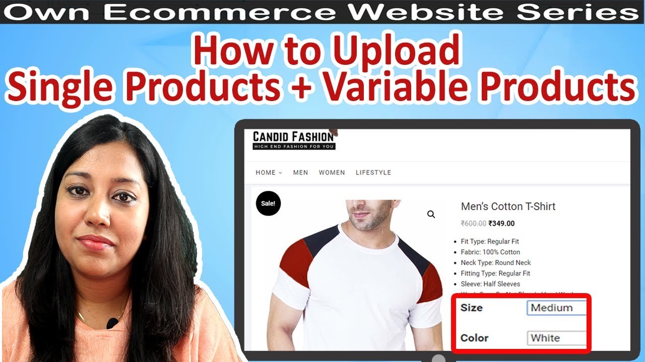 How to Upload Single product on Woocommerce & Variation color size product on Woocommerce | Part 9