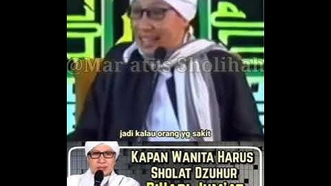 waktu shalat dzuhur pada wanita pada hari jumat
