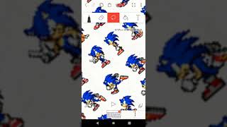 how to make a sonic animation in flipaclip part 1