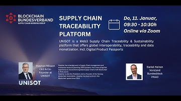 SUPPLY CHAIN TRACEABILITY PLATFORM - Bundesblock Talks